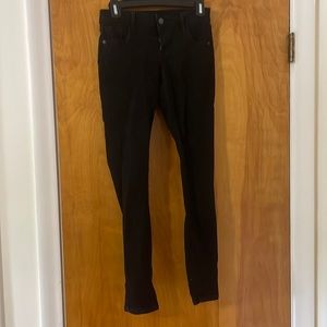 Old Navy rockstar, low rise, black denim pants